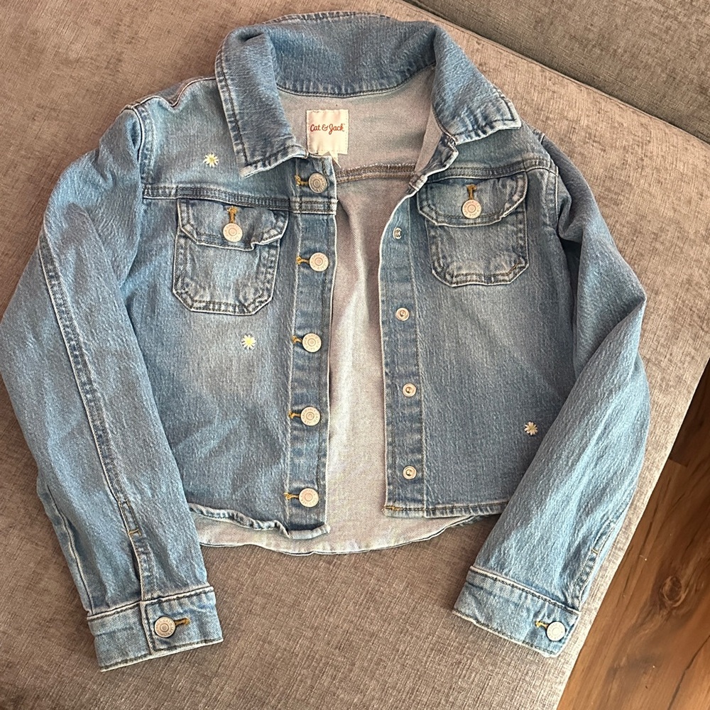 Cat & Jack Light Blue Kids Denim Jacket